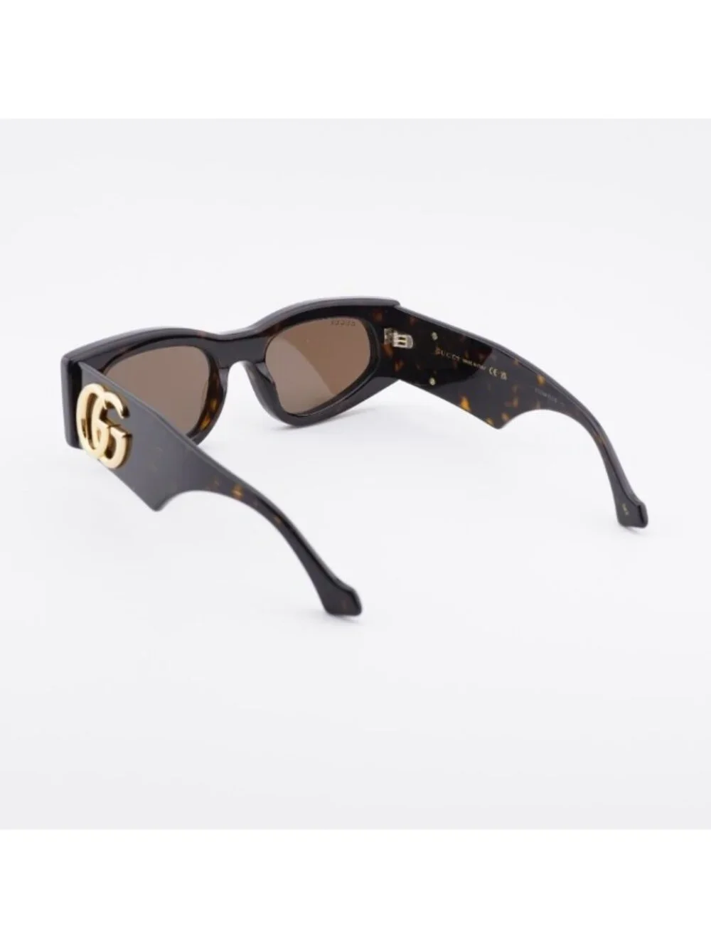 Gucci GG1754S 002 Sunglasses Havana Square Frame, Brown Lenses